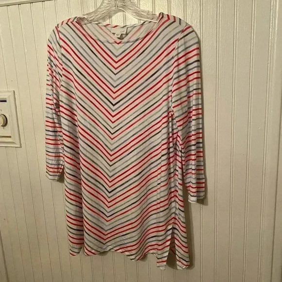 J. Jill chevron super soft tunic - Picture 1 of 6
